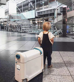 Multifunctional Children's Travel Suitcase and Bed