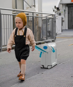 Multifunctional Children's Travel Suitcase and Bed