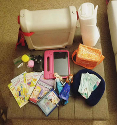 Multifunctional Children's Travel Suitcase and Bed