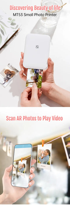 HPRT MT53 HD Wireless Pocket Photo Printer for iOS/Android