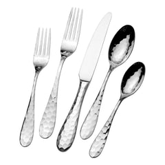 Mikasa Lilah Flatware Service for 8 45 Piece Set 18/10 Stainless Steel Silverware Set with Serving Utensils