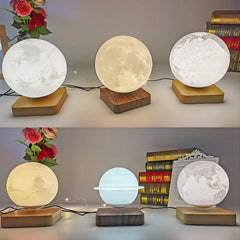 Levitating Moon Lamp with Remote Control for Home Decor