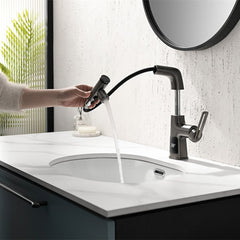 Copper Spray Kettle Faucet with Digital Display (Gray)