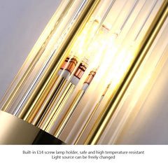 Luxury Modern LED Crystal Wall Lamp for Indoor Decor