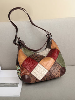 Genuine Leather Large Capacity Women's Shoulder Tote Bag