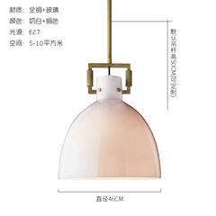 Vintage American Style Copper Pendant Light for Dining