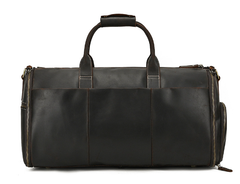 Vintage Multifunctional Leather Duffle Travel Bag