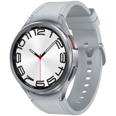 SAMSUNG Galaxy Watch 6 Classic 47mm Stainless-Steel Smartwatch w/ Fitness Tracker Heart Monitor BIA Sensor Bluetooth – Silver