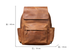Retro Leather Backpack